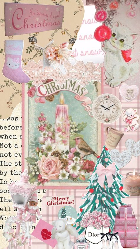 #pink #christmas #snow #xmas #nutcracker Vintage Pink Christmas, Xmas Wallpaper, Christmas Wallpaper Backgrounds, Christmas Phone Wallpaper, Cute Christmas Wallpaper, Collage Picture Frames, Holiday Wallpaper, Cute Wallpaper For Phone, Christmas Snow