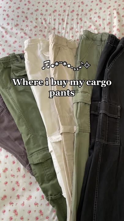 TikTok · <3 Trendy Cargo Pants, Best Cargo Pants, Pick Outfits, Green Cargo Pants, Urban Street, Street Chic, Outdoor Adventures, Outfits Aesthetic, Aesthetic Clothes