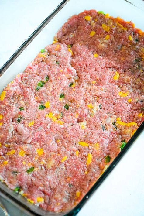 Jalapeno Cheddar Meatloaf Recipe - Grumpy's Honeybunch Jalapeño Cheddar Meatloaf, Jalapeño Cheddar Meatballs, Jalapeno Meatloaf Recipes, Jalapeño Meatloaf, Jalapeno Meatloaf, Recipes With Jalapenos, Meatloaf Ideas, Cheddar Meatloaf, Basic Meatloaf Recipe