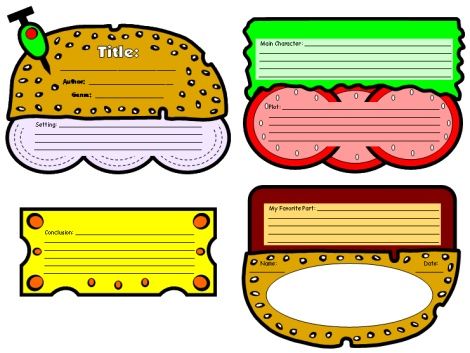 Sandwich Book Report Template Free, Writing Hamburger, Book Report Rubric, Story Map Template, Hamburger Graphic, Creative Book Report, Book Report Template, Book Report Projects, Grading Rubric