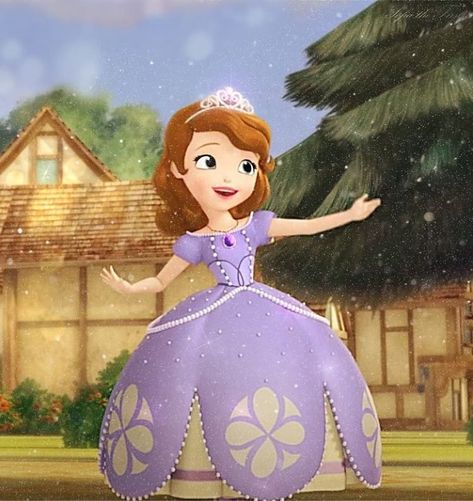 Sofia Cartoon, Sofia The First Cartoon, Princess Sofia Dress, Sofia The First Characters, Sofia Princess, Girls Bedroom Themes, Disney Princess Sofia, Princess Sofia The First, Disney Collage