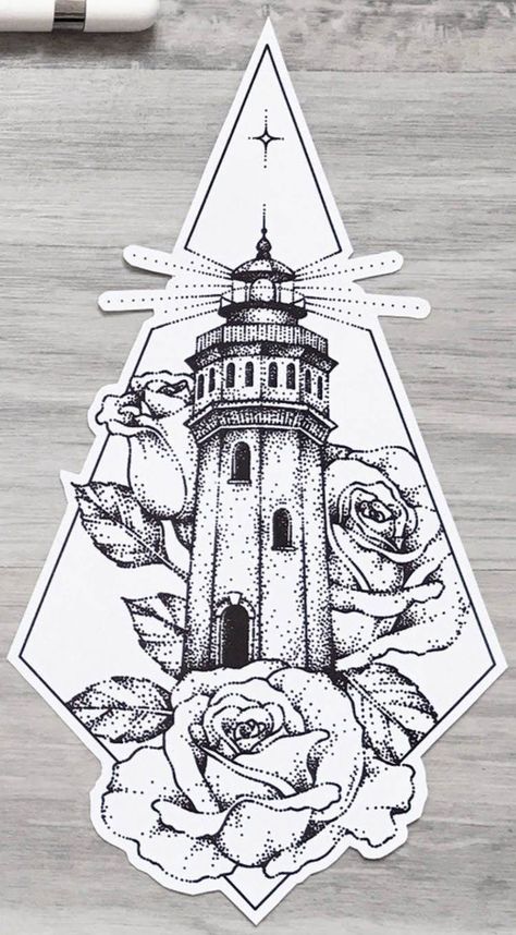 Lighthouse Tattoo, Light House, Tattoo Stencils, Tattoo Sketches, Future Tattoos, Ink Art, Cute Tattoos, Traditional Tattoo, Tattoo Drawings