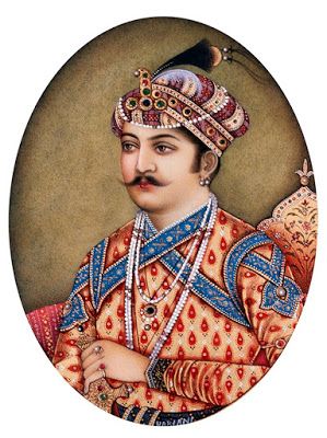 Akbar The Great Mughal Empire, Portrait Indian, Mughal Miniature, Mughal Miniature Paintings, Historical India, Rajasthani Painting, Historic Pictures, Mughal Art, Mughal Paintings