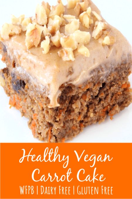 Vegan Carrot Cake Recipe, Sandwich Vegetarian, Patisserie Vegan, Vegan Carrot Cake, Dessert Oreo, Whole Food Plant Based, Plant Based Desserts, Forks Over Knives, Vegan Carrot Cakes