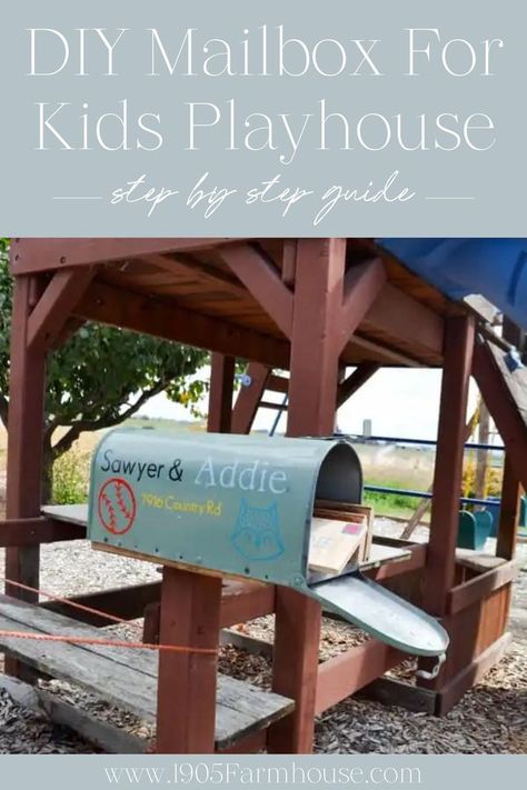 Spark creativity and fun for your child with my latest DIY playhouse makeover blog post featuring the ultimate DIY mailbox for kids playhouse. Perfect for imaginative play, this easy-to-follow kids mailbox for playhouse tutorial provides step-by-step instructions to build the perfect play mailbox for kids. Click the link to read more today! Diy Playhouse Makeover, Kids Mailbox, Creative Mailbox, Diy Felt Crafts, Old Mailbox, Playhouse Makeover, Diy Mailbox, Imagination Play, Diy Playhouse