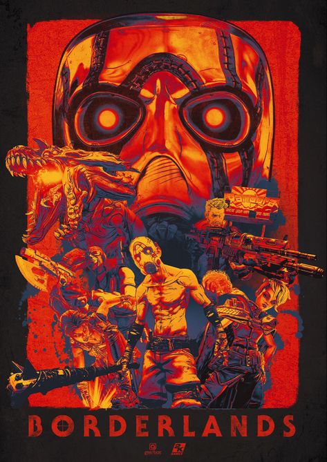 Borderlands Poster, Borderlands 1, Borderlands Art, Game Wallpaper Iphone, Wallpaper For Android, Borderlands 3, Cool Wallpapers Art, Photo Art Gallery, Dope Art