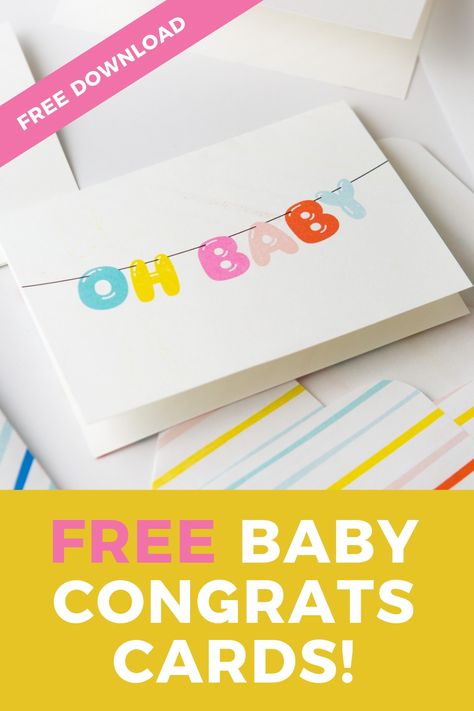 Baby Girl Cards Congratulations, Baby Shower Cards Diy, Congrats Baby Girl, Baby Card Messages, Congratulations Baby Girl, Baby Shower Notes, Pregnancy Congratulations Card, Baby Shower Congratulations, Baby Gift Tags