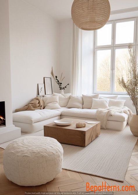 Minimalist Chic: Neutral Living Room Decor for 2024 Homes  #HomeStyle #HomeDecor #HomeInspiration #InteriorInspo #HomeDecorating #HomeIdeas #HouseGoals #DecorTips #InteriorDesign #DecorInspiration Beige Living Room Ideas, Scandanavian Interiors, Neutral Living Room Decor, Beige Living Room, Living Room Decor Neutral, Modern Minimalist Living Room, Beige Living Rooms, Apartment Living Room Design, Black Living Room