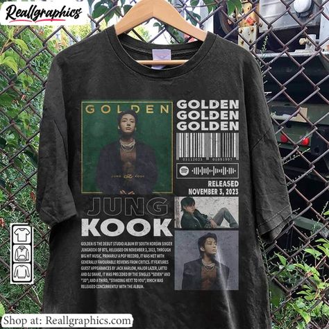 Cute Golden Album 90s Short Sleeve , Jungkook Golden Album Unisex Shirt, Hoodie Check more at https://www.reallgraphics.com/product/cute-golden-album-90s-short-sleeve-jungkook-golden-album-unisex-shirt-hoodie Jungkook Golden, Merch Shirt, Bts Merch, Kpop Merch, Khaki Shorts, Bts, India