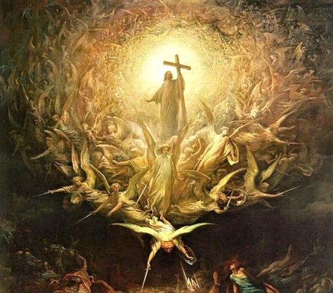 On the Role of the Angels at the Second Coming - Community in Mission : Community in Mission Salvation Prayer, Luke 17, Santa Helena, Resurrection Day, I Love The Lord, Saint Luke, Most Famous Artists, Gustave Dore, The Son Of Man