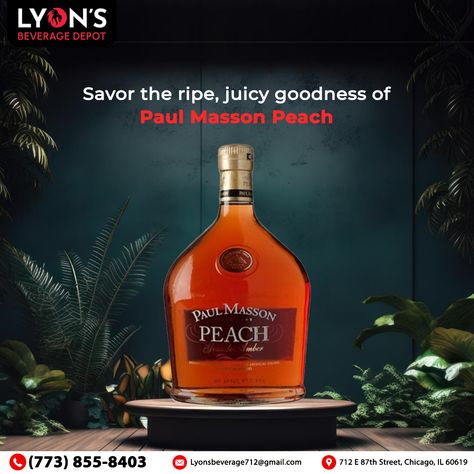 Savor the ripe, juicy goodness of Paul Masson Peach. Find it now at #LyonsBeverageDepot and quench your thirst with deliciousness! #PaulMassonPeach #PaulMasonBrandy #paulmasson #brandy #brandylovers #alcohol #liquor #drink #liquorstore #happyhour Liquor Store, Find It, Liquor, Brandy, Good Things, Drinks