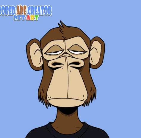 Bored Monkey, Nft Art, Welcome To The World, To The World, Digital Art, Art