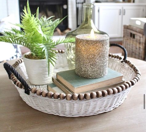 Wicker Basket Makeover, Diy Wicker Basket, Basket Upcycle, Basket Decor Ideas, Basket Makeover, Thrift Store Makeover, Thrift Store Diy, Dollar Tree Pumpkins, Thrift Store Decor