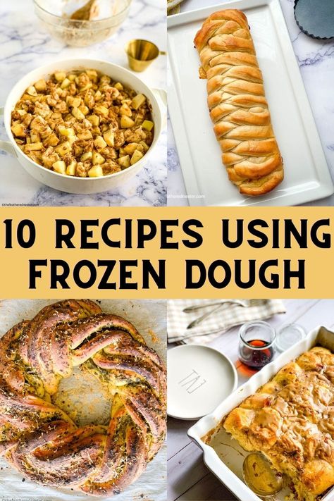 Ready made dough is great to have on hand for just the right occasion. Pre-made dough lets you skip all the prep that comes with making yeast dough. And, with frozen dough in the freezer, home baked goods are easy. If you don't already do this, you need to start! It's so easy to pull out ready dough and have it ready for dinner or breakfast with little effort. Get the best recipes using frozen bread dough and start easy baking today. Recipes With Frozen Bread Dough, Rhodes Bread Dough Recipes, Frozen Dough Recipes, Using Frozen Bread Dough, Making Yeast, Frozen Bread Dough Recipes, Rhodes Bread Dough, Rhodes Recipes, Roll Dough Recipe