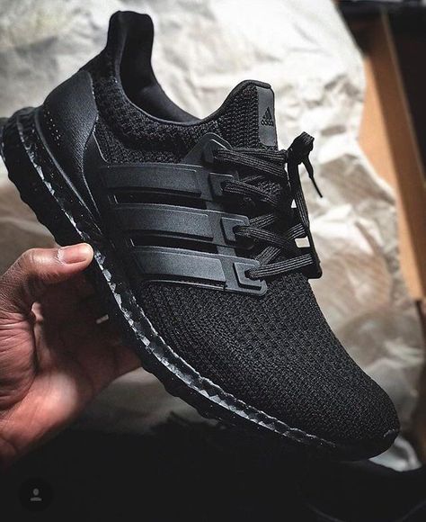 Ultra Boost 4.0 Triple Black Mens Life, Sneaker Lovers, Latest Sneakers, Adidas Ultra Boost, Triple Black, Mens Style, Ultra Boost, Best Sneakers, Desk Setup