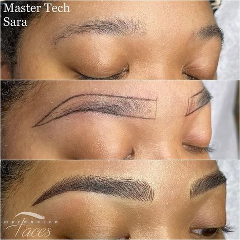 Before And After Eyebrow Microblading, Microblading Black Women, Microblading Eyebrows Black Women, Eyebrow Microblading Before After, Tattoo Eyebrows Before And After, Eyebrow Tattoo Before And After, Microblading Vs Microshading, Microblading Eyebrows Before And After, Natural Microblading Eyebrows