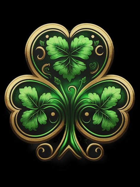 Vintage Shamrock Clover St Patricks Day Shamrock Pictures, Irish Blessing Quotes, Funk Art, St Patricks Day Wallpaper, Vintage Shamrock, Drinking Design, Shamrock Tattoos, Blessing Quotes, Love Pink Wallpaper