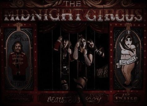 Cat And Mouse Duet, Midnight Circus, H D Carlton, Clowncore Aesthetic, The Night Circus, Howleen Wolf, Circus Aesthetic, Dark Circus, Escape The Night