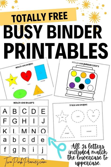 Preschool Binder, Binder Printables Free, Busy Binder, Homeschool Preschool Activities, Binder Printables, Toddler Homeschool, Free Preschool Printables, Printables For Kids, Free Preschool