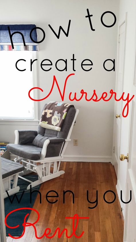 Rental Friendly Nursery Decor, Rental House Nursery Ideas, Nursery Ideas For Renters, Apartment Friendly Nursery, Nursery Rental Home, Nursery In Apartment, Nursery In Rental Home, Rental Friendly Nursery Ideas, Nursery Ideas Rental Home