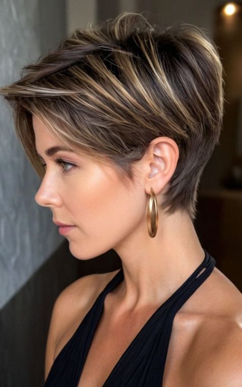 Top 80 + Amazing Hairstyles for Short Hair 🌺 Best Hairstyles for Girls|Beautiful Hair style Pixie Cut Back View, Layered Pixie Bob, Shortish Hair, Layered Pixie Cut, Layered Pixie, Graduated Bob, Chemo Hair, Cool Hairstyles For Girls, Short Hair Images