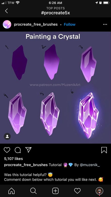 Crystal Drawing, Concept Art Tutorial, Digital Painting Techniques, Digital Art Beginner, Coloring Tutorial, Nature Drawing, Ipad Art, Digital Painting Tutorials, Art Instructions