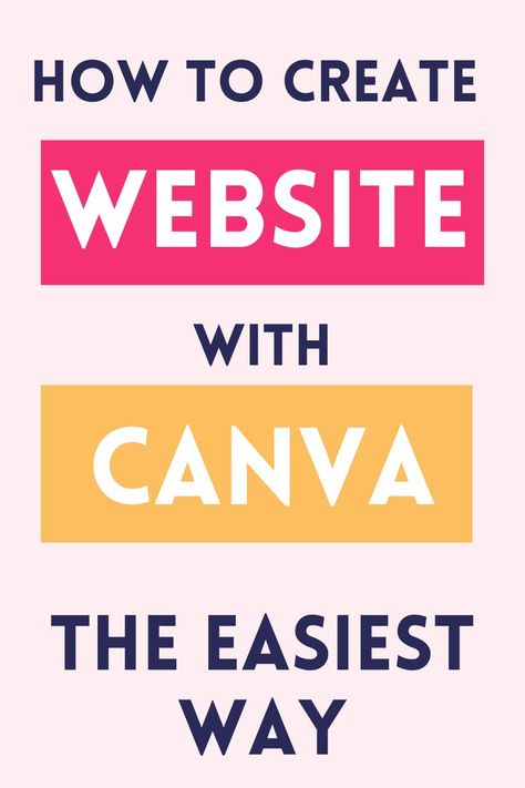 canva website Canva Website Design, Canva Basics, Canva Tricks, Types Of Websites, Free Website Templates, Canva Website, Business Portfolio, Create A Website, Simple Website