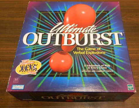 Ultimate Outburst Board Game Review and Rules - Geeky Hobbies Basic Mechanics, Purple Cards, Off Game, Game Night, Board Games, The Game, To Play, Hobbies, Wish List