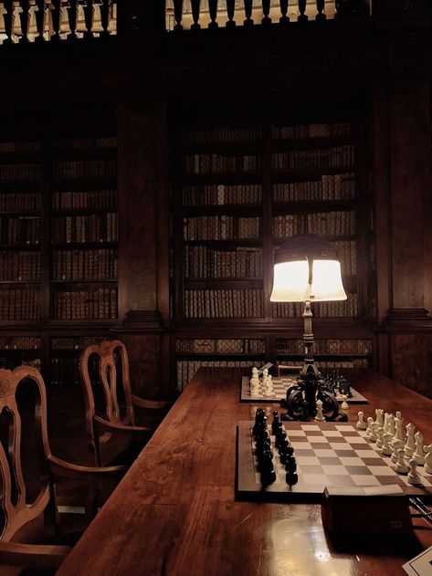 Old Aesthetic Library, Dark Academia Boarding School Interior, 1980s Dark Academia, Old Manor Aesthetic Dark, Old Dark Aesthetic, Dark Academia Boarding School Aesthetic, Law Dark Academia, Chess Dark Aesthetic, Old Study Aesthetic