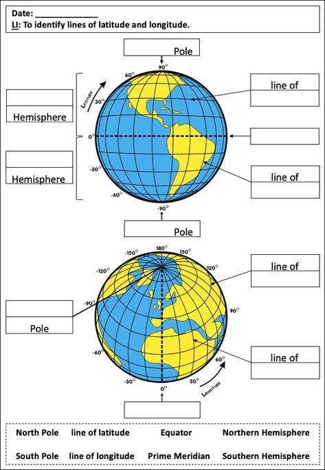 Latitude And Longitude Map, Distance Time Graphs, Earth Day Worksheets, Geography Worksheets, Place Value Worksheets, Latitude And Longitude, Halloween Kindergarten, Map Worksheets, Summer Math