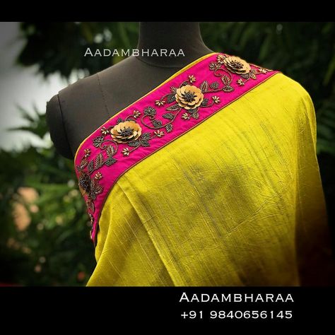 Blouses Work, Dresses Night, Blouse Works, Embroidery Blouses, Baby Hug, Maggam Work Designs, New Saree Designs, Fashion Blouses, Raw Silk Saree