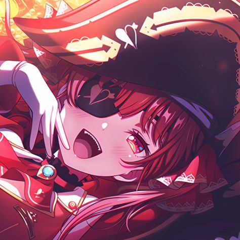 ᶻz source : bandori ( houshou marine ) Houshou Marine Icon, Jibaku Shounen Hanako-kun, Marine Houshou, Anime Character Drawing, Houshou Marine, Star Girl, Rhythm Games, Wallpaper Pc, Matching Pfp