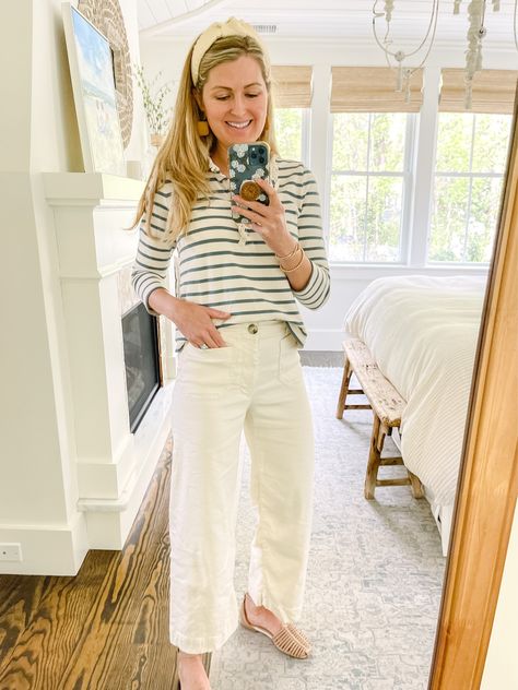 The Colette Cropped Wide-Leg Linen … curated on LTK Maeve Colette Cropped Wide-leg Pants, Colette Pants Outfits, Cream Wide Leg Pants Outfits, Cream Trousers Outfit, Wide Leg Pants Outfits, Cream Trousers, Trouser Outfit, Cropped Wide Leg Pants, Spring Outfit