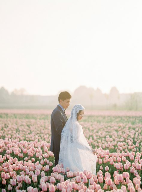 Amsterdam Wedding, Finger Lakes Wedding, Tulip Field, Tulip Wedding, Field Wedding, Art Wedding Photography, Bride And Groom Pictures, Tulip Fields, Film Wedding Photography