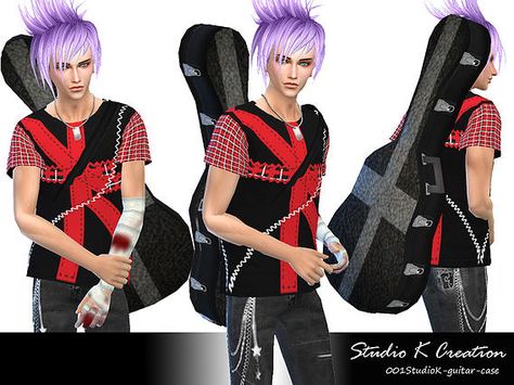 Studio K Creation: Guitar Case • Sims 4 Downloads Case Studio, Sims 4 Studio, Sims Games, Sims 4 Dresses, Sims 4 Downloads, Sims 4 Update, Guitar Case, Sims 4 Cc Finds, The Sims4