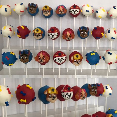 Paw patrol cakepops Paw Patrol Cakepops, Paw Patrol Cake Pops, Pop Cakes, Cake Kids, Paw Patrol Cake, Birthday Cake Kids, Cakepops, Kids Cake, Bday Party