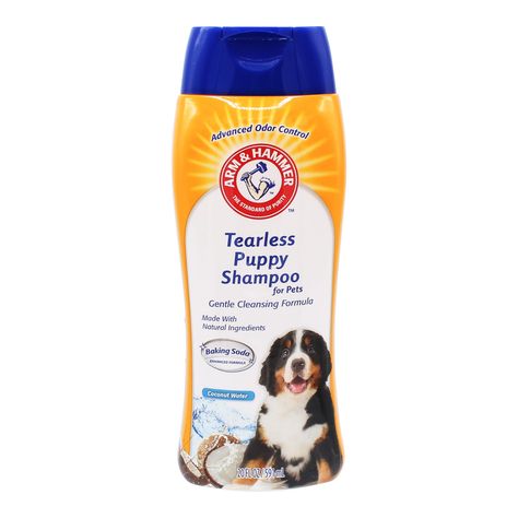 Arm & Hammer for Pets Tearless Puppy Shampoo | Gentle & Effective Tearless Shampoo for Puppies & All Dogs | Coconut Water Sce Oatmeal Shampoo For Dogs, Organic Dog Shampoo, Smelly Dog, Puppy Shampoo, Oatmeal Dog Shampoo, Natural Pet Care, Pet Odor Eliminator, Dog Conditioner, Coconut Scent