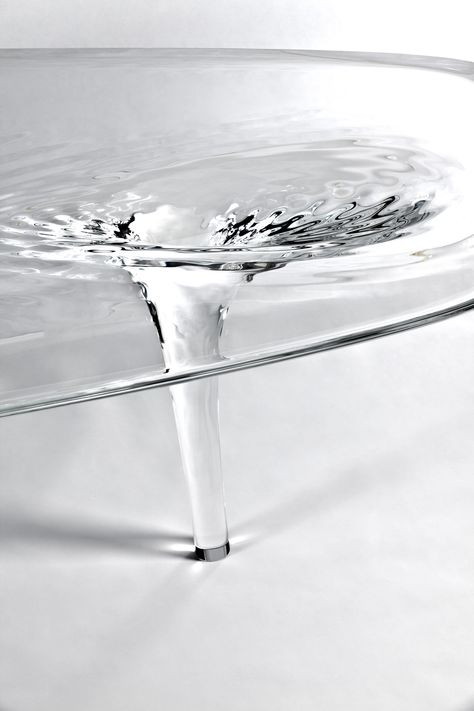 liquid glacial water tables by zaha hadid Zaha Hadid Architects, Zaha Hadid, Room Decorations, Interior Furniture, 인테리어 디자인, Cool Furniture, Sake, Interior Architecture, Interior And Exterior