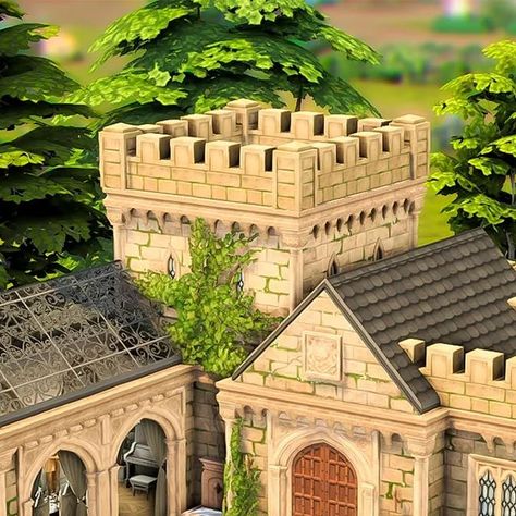 honeymaysims on Instagram: "#eapartner // TINY CASTLE 🏰 Watch speedbuild on my Youtube channel #linkinbio   Hi all! I forgot my speed build was going live today (and not tomorrow), so here we are 😅 I built this tiny castle on a bigger lot in Henford on Bagley after trying out the demo of Tiny Glades 🤍  🆔 Gallery ID: honeymaysims  ✅ No CC ✅️ Playtested  👉 Thanks to the EA Creator Network, I receive free game codes and early access to The Sims 4.   Build Details 🏠 50 x 40 💵 $ 126,000 📐 Residential 🛏️ 1 Bedroom 🚽 1 Bathroom 📍 2 Olde Mill Lane, Henford on Bagley   Packs Used 🟨 EP: For Rent, Horse Ranch, Growing Together, Cottage Living, Snowy Escape, Discover University, Get Famous, Seasons, Cats and Dogs, Get Together 🟦 GP: Werewolves, My Wedding Stories, Realm of Magic, Jungle A Henford On Bagley, Magic Jungle, Tiny Castle, Snowy Escape, Castle Estate, Growing Together, Wedding Stories, Jungle Adventure, Game Codes