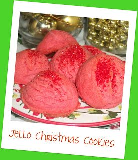 FoodThoughtsOfaChefWannabe: Jello Christmas Cookies, A Blast From My Past Jello Cookies Recipe, Jello Cookies, Jello Flavors, Tasty Cookies, Cherry Cookies, Cookies Christmas, Christmas Sugar Cookies, Incredible Recipes, My Past