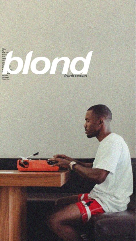 Pfp Frank Ocean, Blond Wallpaper Frank Ocean, Blond Poster Frank Ocean, Blond Drawing, Frank Ocean Lyrics, Frank Ocean Wallpaper, Frank Ocean Poster, Music Poster Ideas, Vintage Poster Design