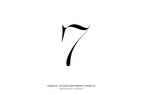 Number 7 Tattoo Design, Xo Logo, Old English Tattoo, Tattoo Font Styles, Packaging Typography, Number Tattoo Fonts, Lovely Aesthetic, Tattoo Fonts Alphabet, Typography Tattoo