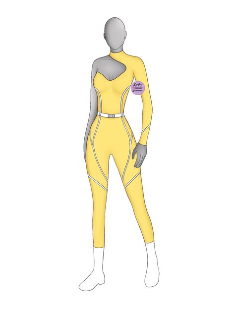 Yellow Superhero Suit Female, Yellow Superhero Suit, Superhero Suit Design, Yellow Superhero, Mcu Shifting, Superhero Outfits, Hero Outfits, Moon Woman, Mcu Dr