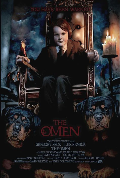 THE OMEN (1976) poster design by Rob Birchfield 1976 Aesthetic, The Omen 1976, Damien Thorn, The Omen, Science Fiction Movies, Horror Movie Art, Cinema Posters, Horror Movie Posters, Alternative Movie Posters