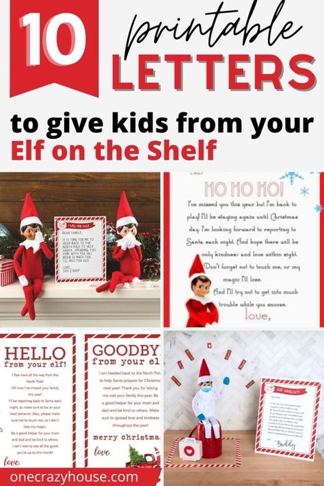 Get your Christmas traditions off to a great start with these printable Elf on the Shelf letters that will delight your kids. You'll find hello letters, goodbye letters, retirement letters, and more! #elfontheshelf #Christmas #freeprintables Christmas In July Elf On The Shelf Letter, Elf On The Shelf Letters, Elf Letters Printable, Elf Letter, Letters Printable, Printable Toys, Elf Letters, Birthday Letter, Cozy Spaces