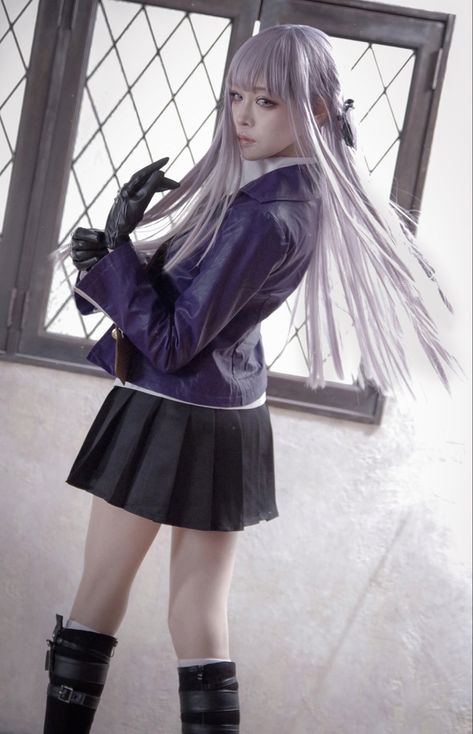 Kirigiri Cosplay, Kyoko Kirigiri, Cosplay Boy, Cyberpunk Girl, Kawaii Cosplay, Bloodborne, Cute Cosplay, Japanese Outfits, Swimsuit Fashion