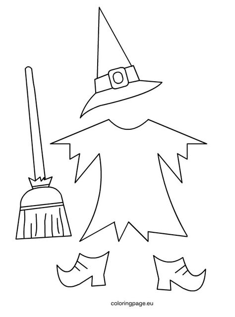 Related coloring pagesHalloween pumpkinHalloween Pumpkin black and whiteBat shapeHalloween spiderHalloween paper decorationHalloween paper decoration - PumpkinPrintable Halloween BannerPrintable Halloween Banner coloringBat Template for HalloweenHalloween picture FrankensteinHalloween FrankensteinSpider halloween... Scarecrow Patterns Printable, Witches Legs Craft, Cauldron Template Printable, Witch Hat Paper Craft, Witch Hat Art Projects For Kids, Witch Template, Witch Hat Pattern Paper, Witch Coloring Pages For Kids, Witch Costume Halloween