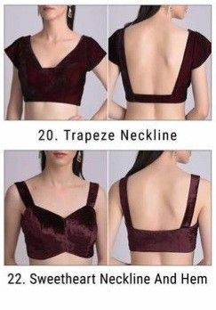 Trendy Blouse Designs 2023, Front Blouse Designs Latest Neckline, Sweetheart Neckline Blouse, Round Neckline Blouse, Front Blouse Designs, Princess Cut Blouse Design, Mouse Drawings, Lehenga Ideas, Saree Jacket