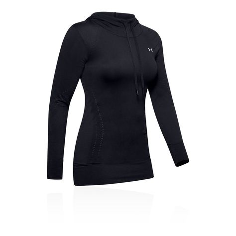 Under Armour Seamless Women's Hoodie - AW20 Under Armour Long Sleeve Hoodie For Winter, Under Armour Hoodie For Winter Sports, Under Armour Sporty Hoodie For Sports, Under Armour Sweat-resistant Athletic Activewear, Under Armour Winter Sports Hoodie, Performance Outfit, Free Sewing, Soft Knits, Under Armour