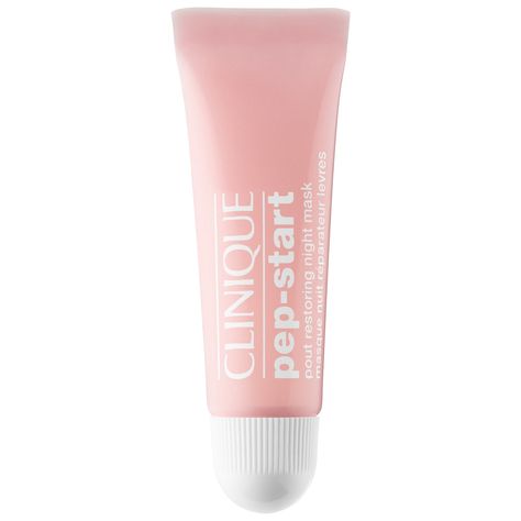 Clinique Mask, Best Lip Mask, Clinique Pep Start, Face Care Tips, Overnight Beauty, Lip Care Routine, Night Mask, Coconut Oil Hair, Dark Lips